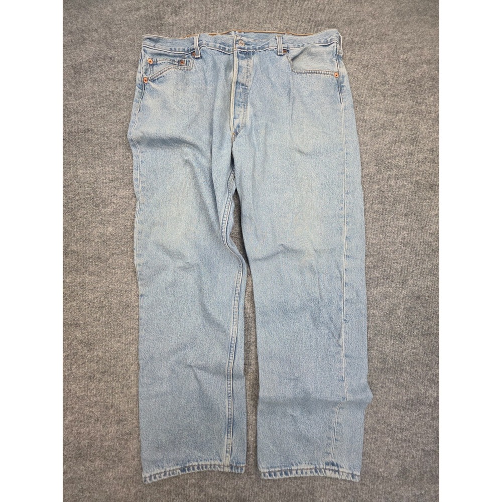 Vintage Levi's 501 Jeans Men's 40 x 30 (FITS 36 x 28)  Light Blue‎ Y2K